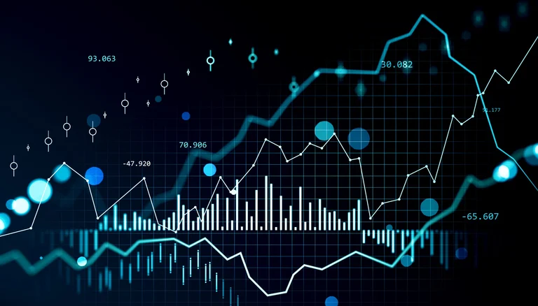Digital financial chart